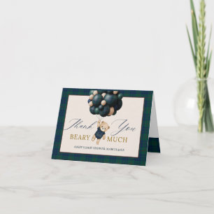 Bearly Wait Teddy Balloon Baby Shower books Thank You Card