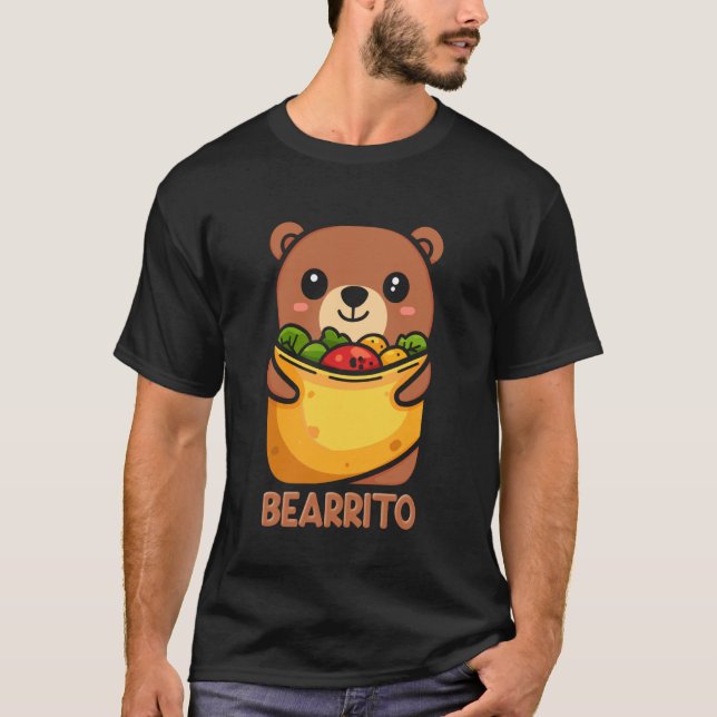 BEARRITO Bear Burrito Cute T-Shirt (Front)