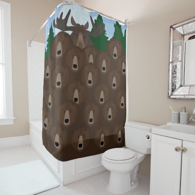 Bears Bears Bears Shower Curtain (In Situ)