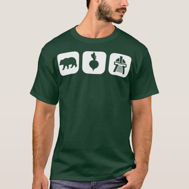 Bears Beets Battlestar Galactica v2 T-Shirt (Front)