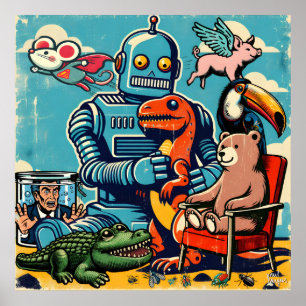 'Bear's birthday' Poster