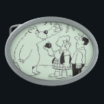 Bears Dinner Belt Buckle<br><div class="desc">Artist: Keith Clayton | Come to think of it, what do bears like to eat?</div>