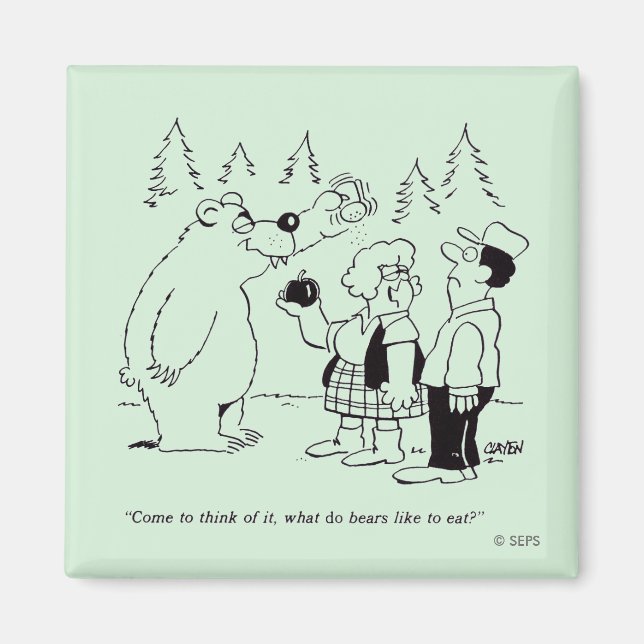 Bears Dinner Magnet (Front)