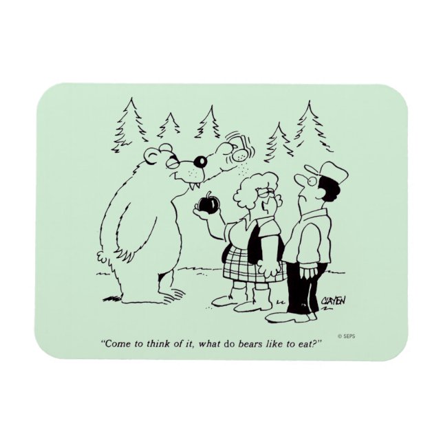 Bears Dinner Magnet (Horizontal)