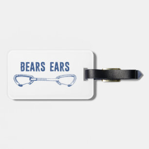 Bears Ears Rock Climbing Quickdraw Luggage Tag