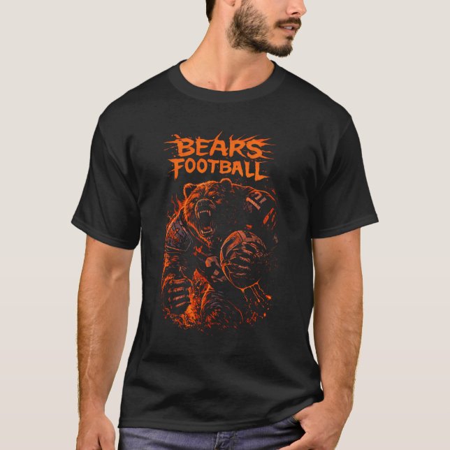 Bears Football – Raging Field Breaker T-Shirt (Front)
