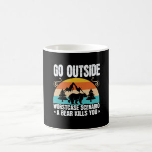 Bears - Go Outside Worst Case Scenario Coffee Mug