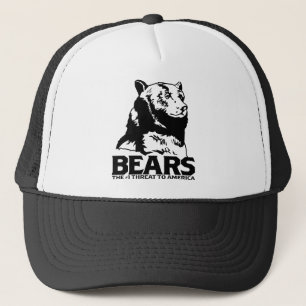 bears godless killing machines humour funny tshirt trucker hat