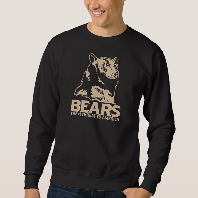 bears godless killing machines sweatshirt (Front)