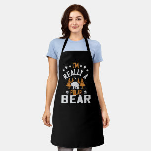 Bears - I'm Really A Polar Bear Apron