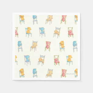 Bears On Chairs Pattern Napkin