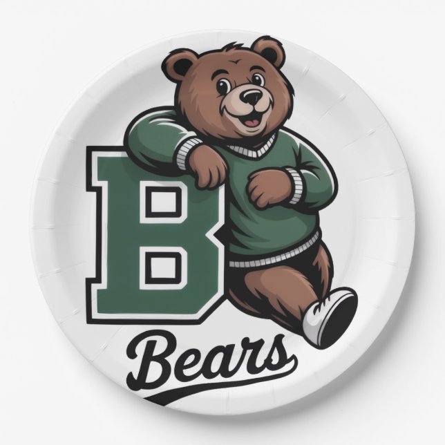 Bears Paper Plate (Front)