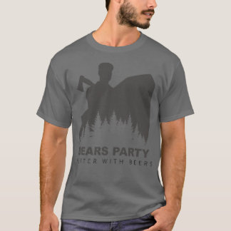 Bears party better with beers Classic TShirt