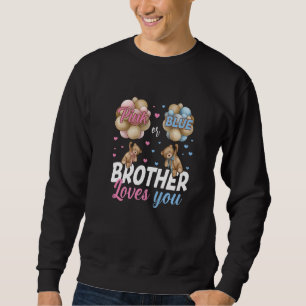Bears Pink Or Blue Brother Loves You Gender Reveal Sweatshirt