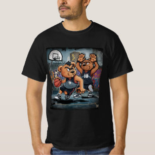 BEARS PLAYING BASKETBALL  T-Shirt
