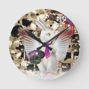 Bear's Prayers Round Clock