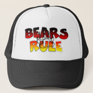 Bears Rule Bear Paw Trucker Hat