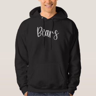 Bears School Spirit Team Mascot Game Night Hoodie