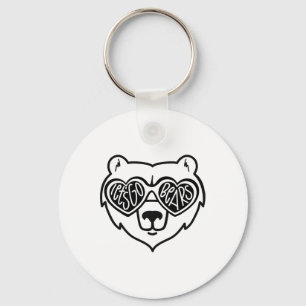Bears School Sports Fan Team Spirit Key Ring
