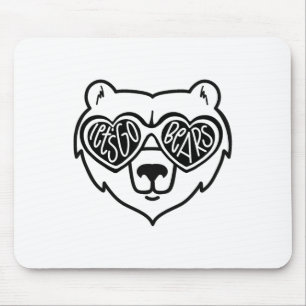 Bears School Sports Fan Team Spirit Mouse Pad