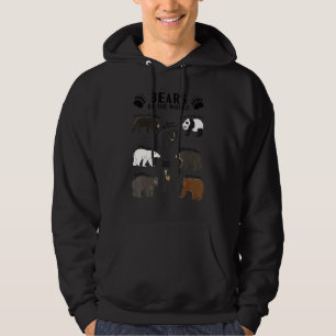 Bears Species Of The World Cute Polar Bear Hoodie