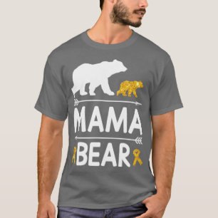 Bears Walking Together Mama Mother Mummy Son Daugh T-Shirt