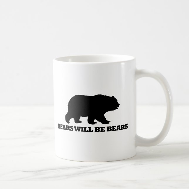 Bears Will Be Bears Coffee Mug (Right)