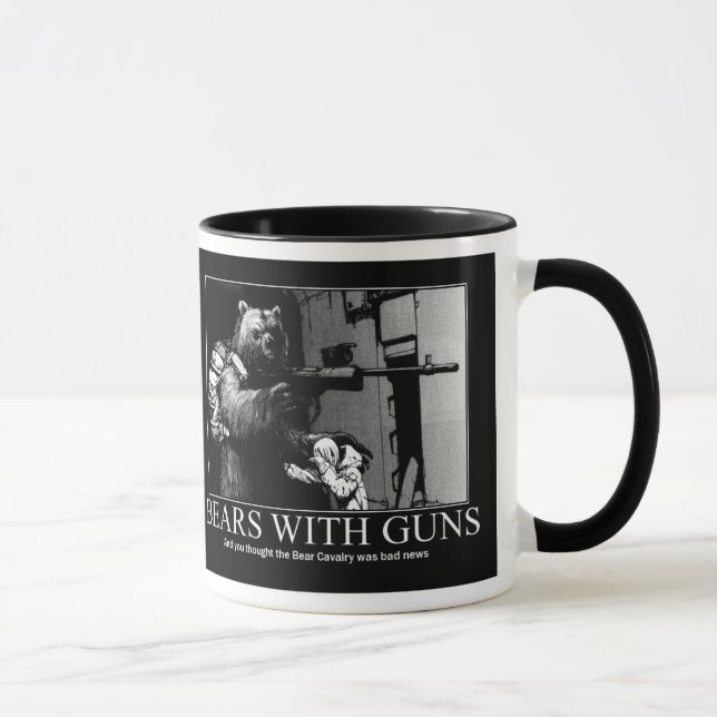 Bears With Guns Mug (Right)