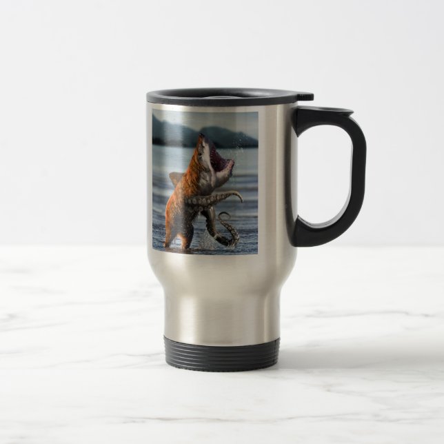 Bearsharktopus Travel Mug (Right)