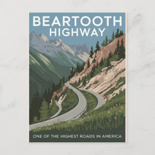 Beartooth Highway  Postcard