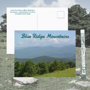Bearwallow Mountain View Photographic Postcard