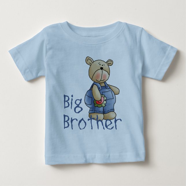 Beary Big Brother Baby T-Shirt (Front)