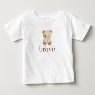 beary brave childhood cancer sick kids cute baby T-Shirt