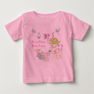 Beary Busy Personalised Baby T-Shirt