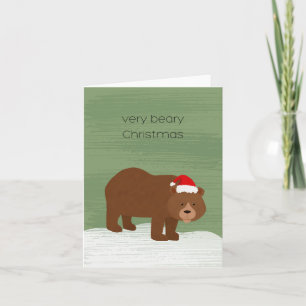 Beary Christmas Card