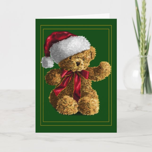 Beary Christmas Holiday Card (Front)