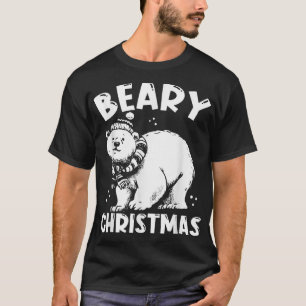 Beary Christmas Merry Christmas Bear Xmas T-Shirt