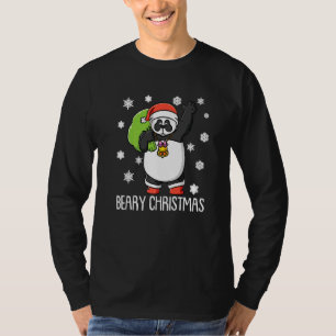 Beary Christmas Panda Bear Ugly Xmas T-Shirt