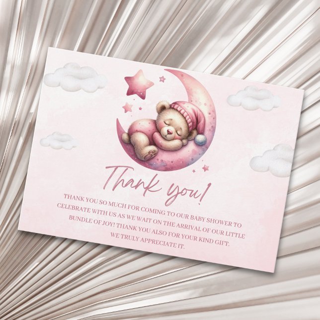 Beary Excited for Baby – Teddy Bear Theme Thank You Card (Creator Uploaded)