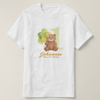 Beary First Birthday Parents T-Shirt