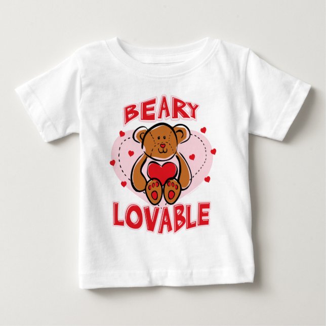 Beary Loveable Infant T-Shirt (Front)