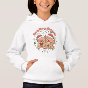 "Beary Merry Christmas" Cute Teddy Bear Family