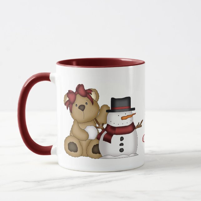 Beary Merry Christmas Mug (Left)