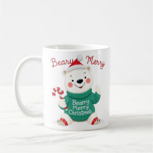 Beary Merry Christmas Polar Bear 