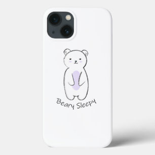 Beary Sleepy Bear iPhone 13 Case