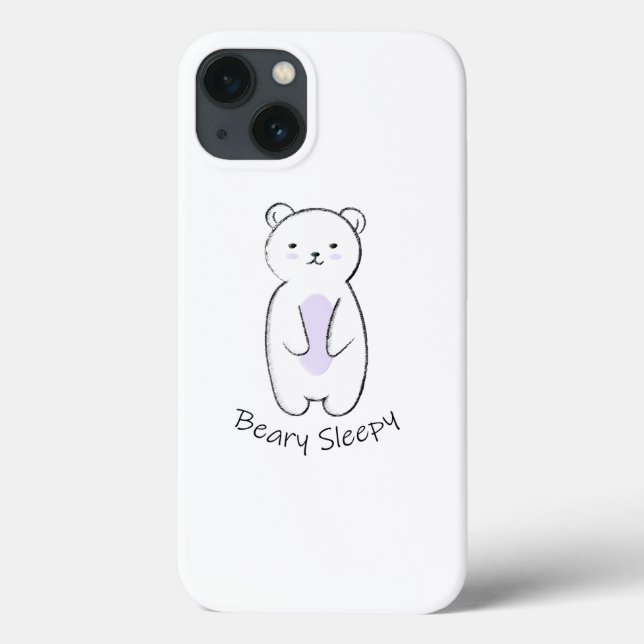 Beary Sleepy Bear Case-Mate iPhone Case (Back)