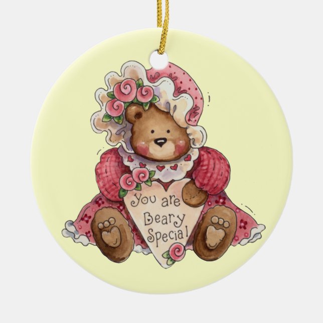 Beary Special - SRF Ceramic Tree Decoration (Front)