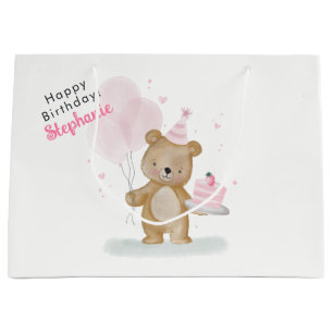 Beary Sweet Birthday Large Gift Bag