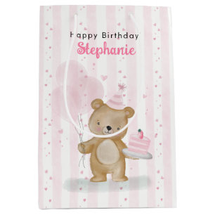 Beary Sweet Birthday Medium Gift Bag