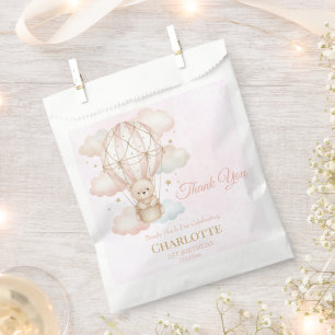 Beary Sweet Hot Air Balloon 1st Birthday  Favour Bags